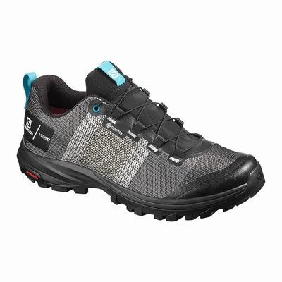 Női Salomon OUT GTX W/PRO Túracipő SA6297850 Fehér/Fekete